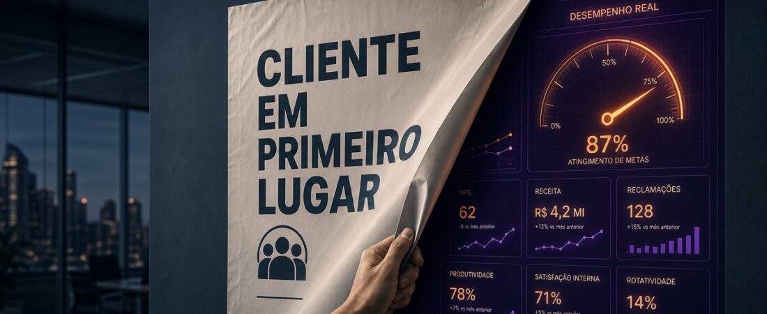As pessoas entregam aquilo que cobramos delas